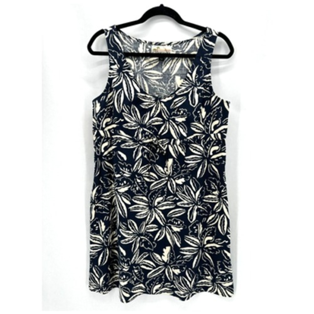 Patagonia Pataloha Dress Limited Edition Size‎ 8 Floral Navy White Beach Resort